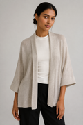 Shrug Aperto in Maglia Morbida