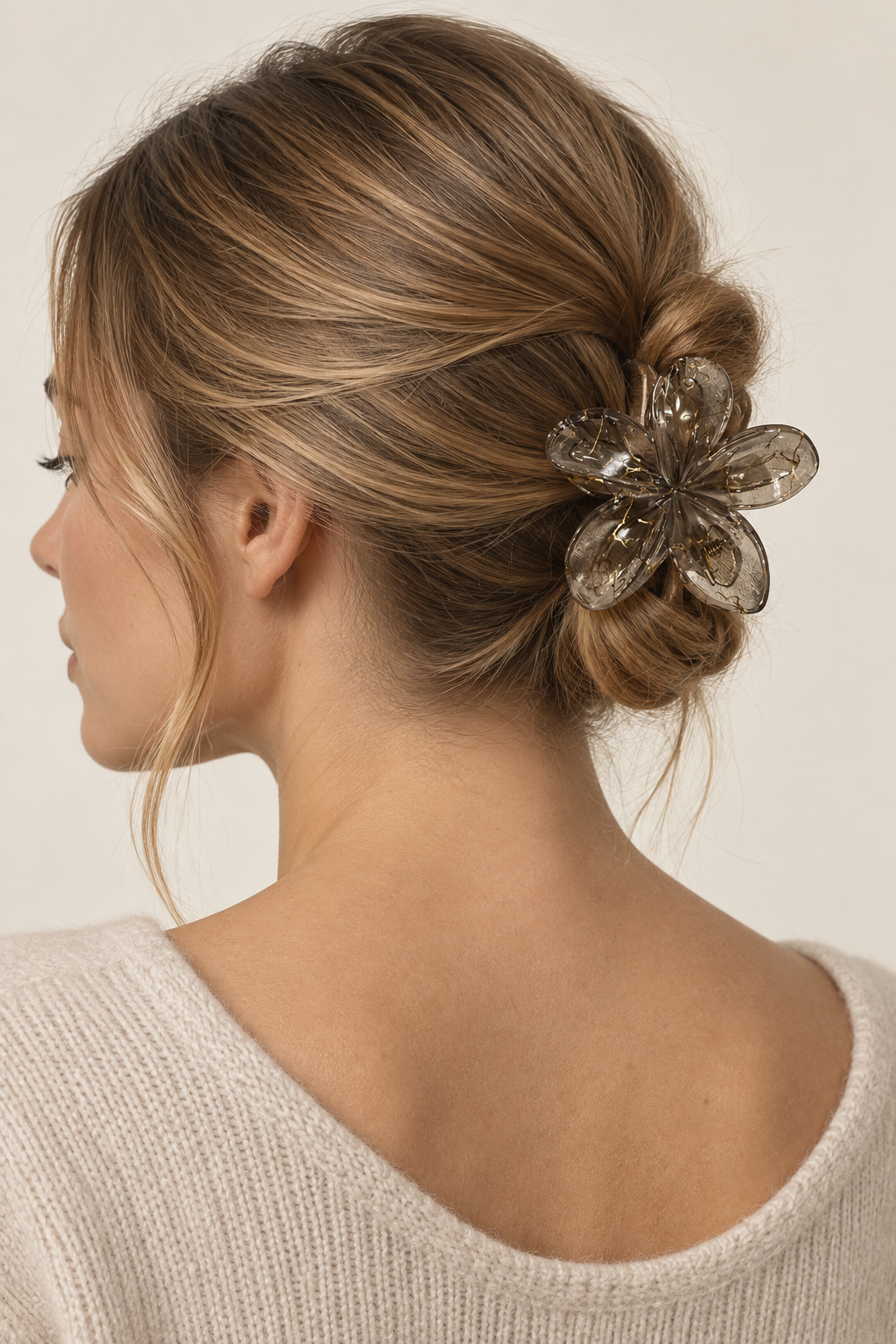 Fermaglio per capelli a fiore – 6 colori