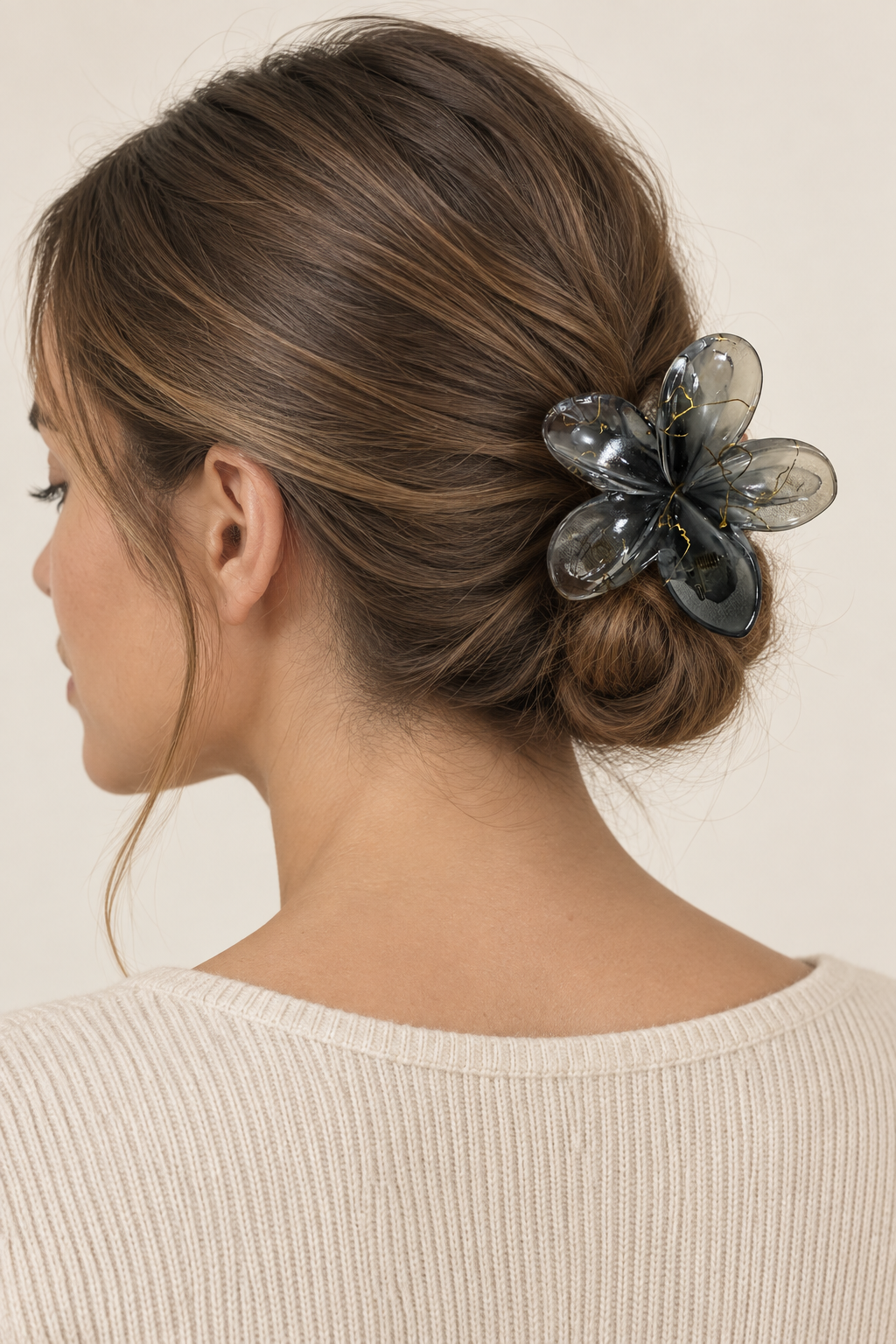 Fermaglio per capelli a fiore – 6 colori