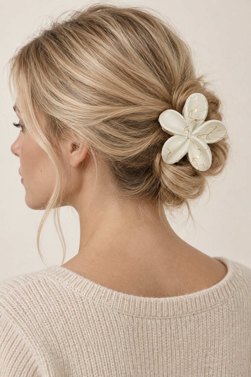 Fermaglio per capelli a fiore – 6 colori