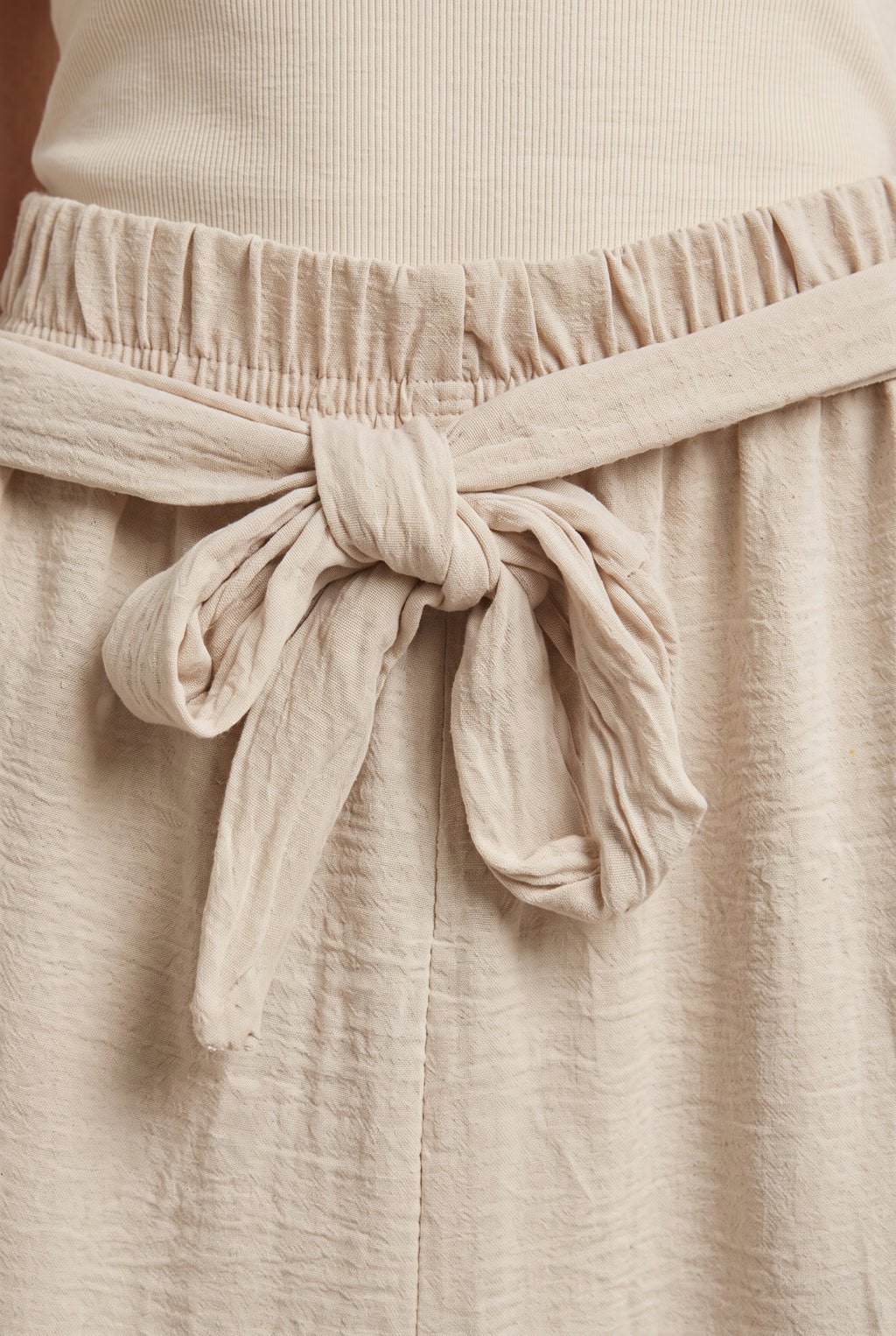 Fluid Trousers · Natural Beige