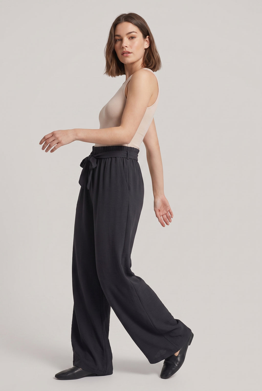 Flowy Trousers · Timeless Black