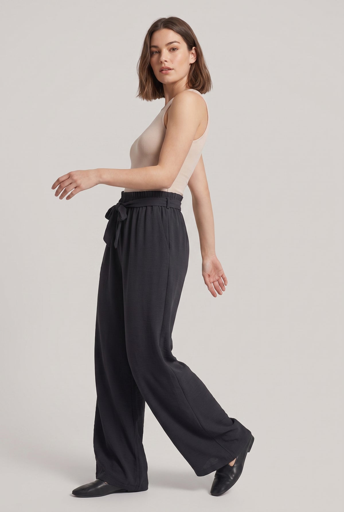 Pantaloni Fluidi · Nero Senza Tempo