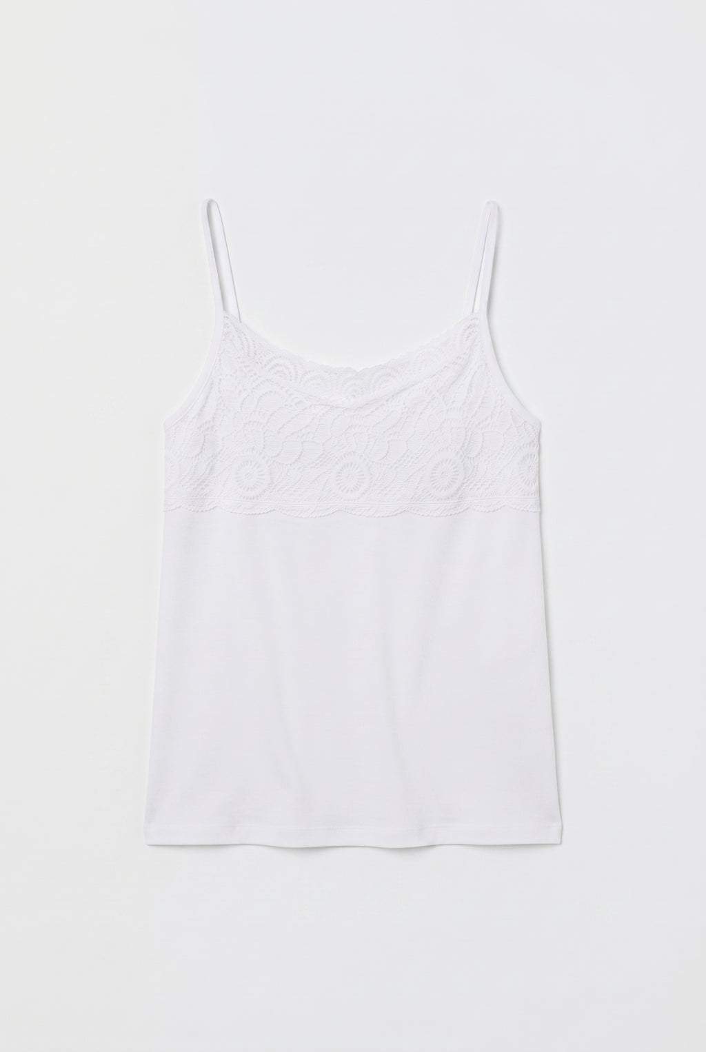 White Sleeveless Top with Front Lace