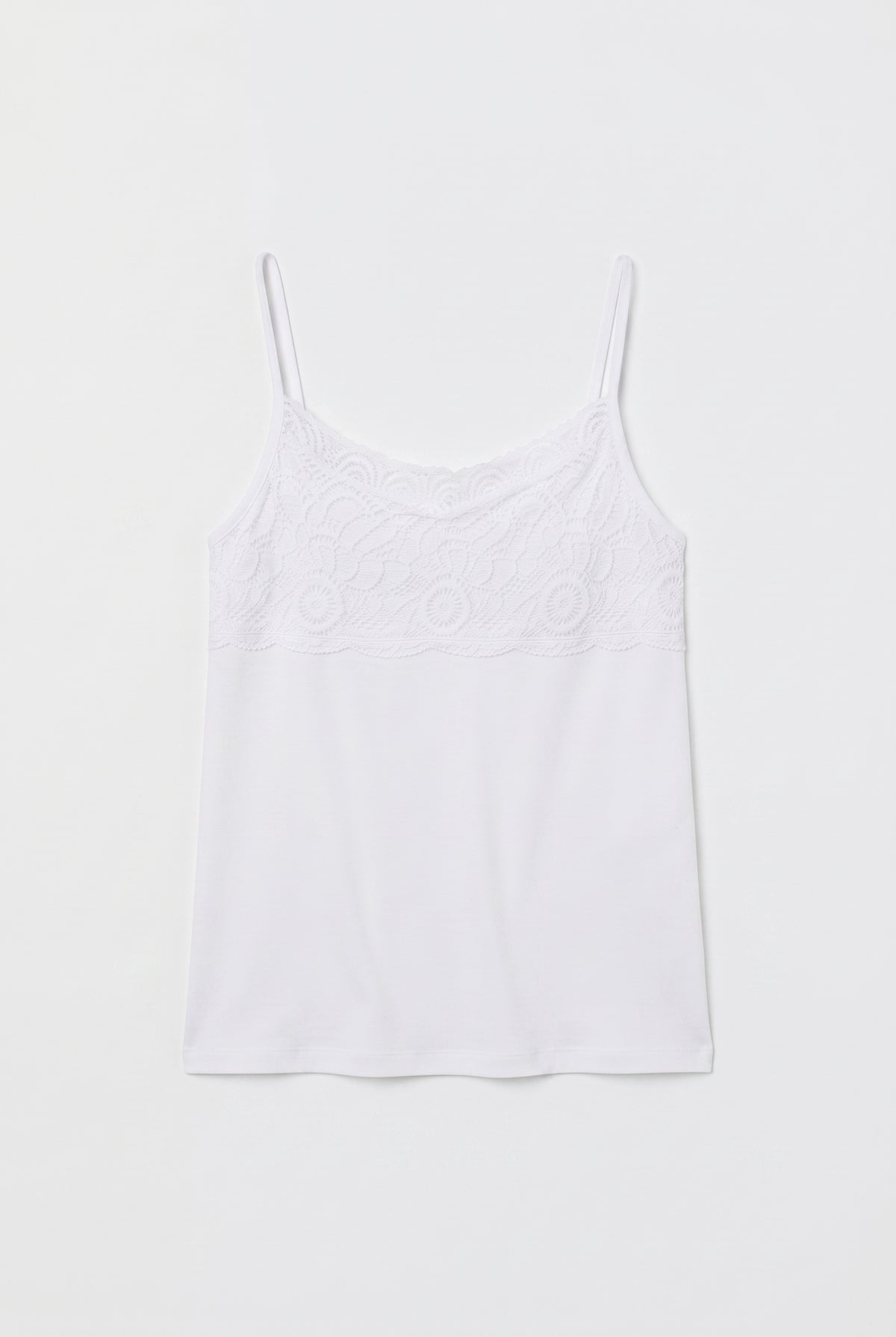 White Sleeveless Top with Front Lace