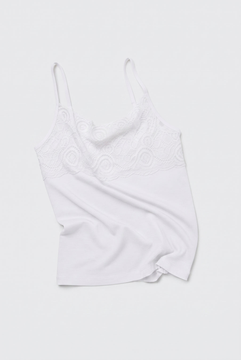 White Sleeveless Top with Front Lace