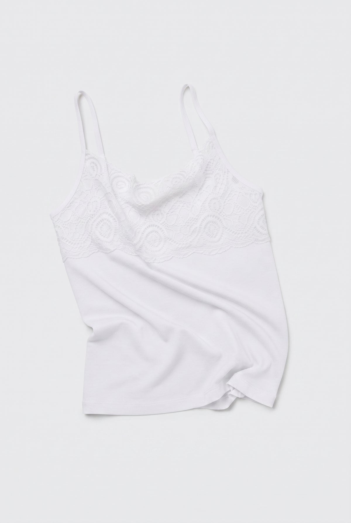 White Sleeveless Top with Front Lace