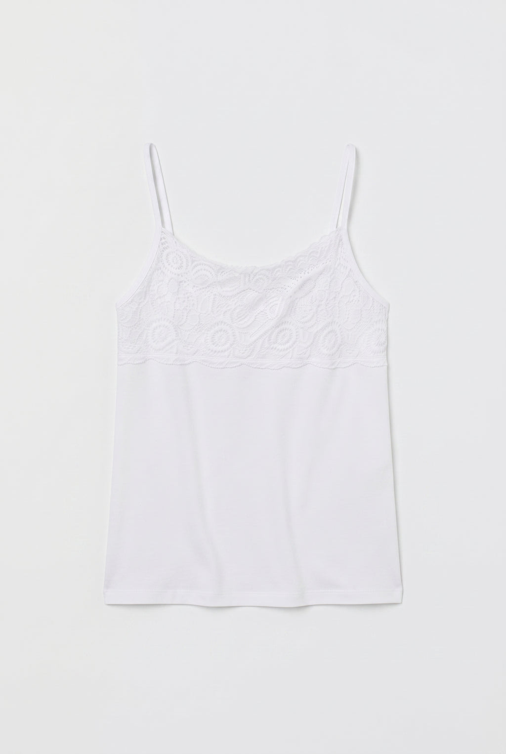 White Sleeveless Top with Front Lace