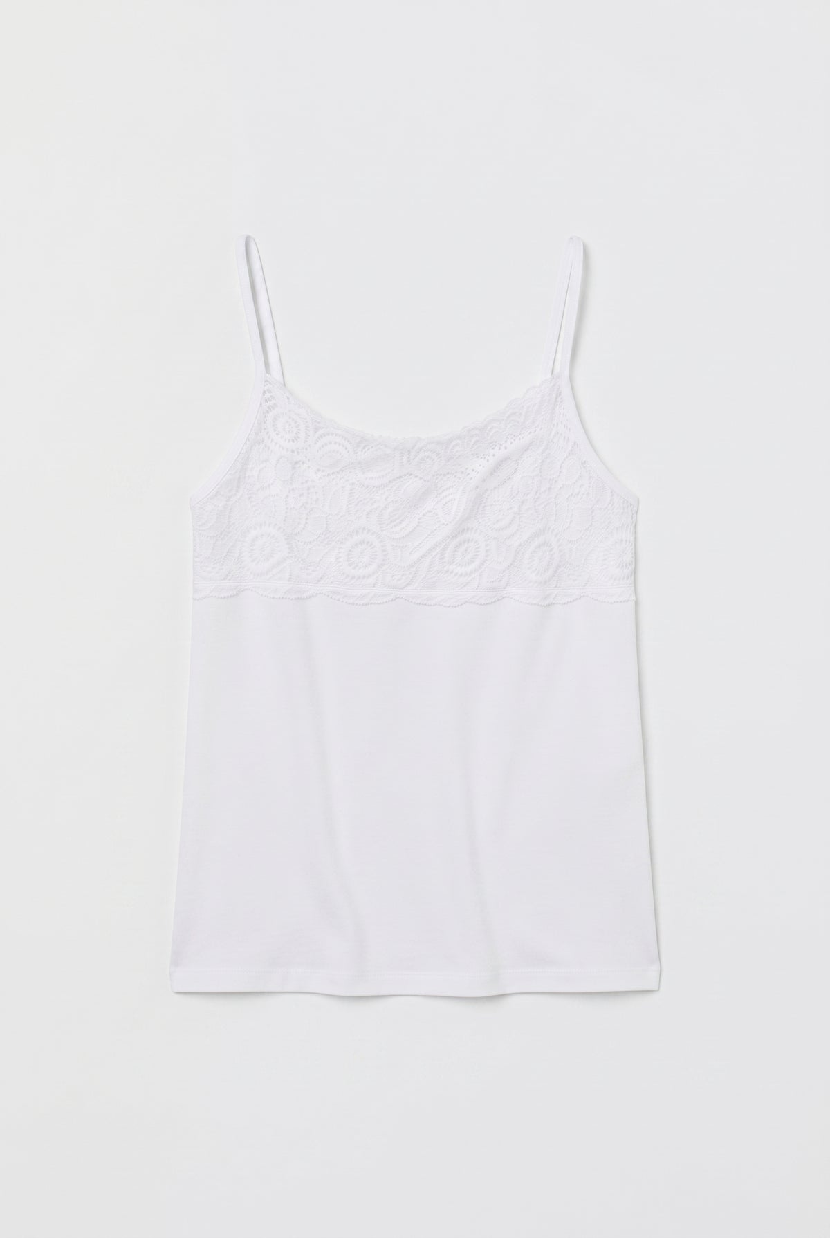 White Sleeveless Top with Front Lace