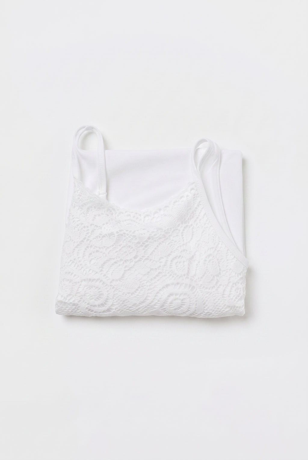 White Sleeveless Top with Front Lace