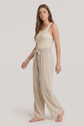 Fluid Trousers · Natural Beige