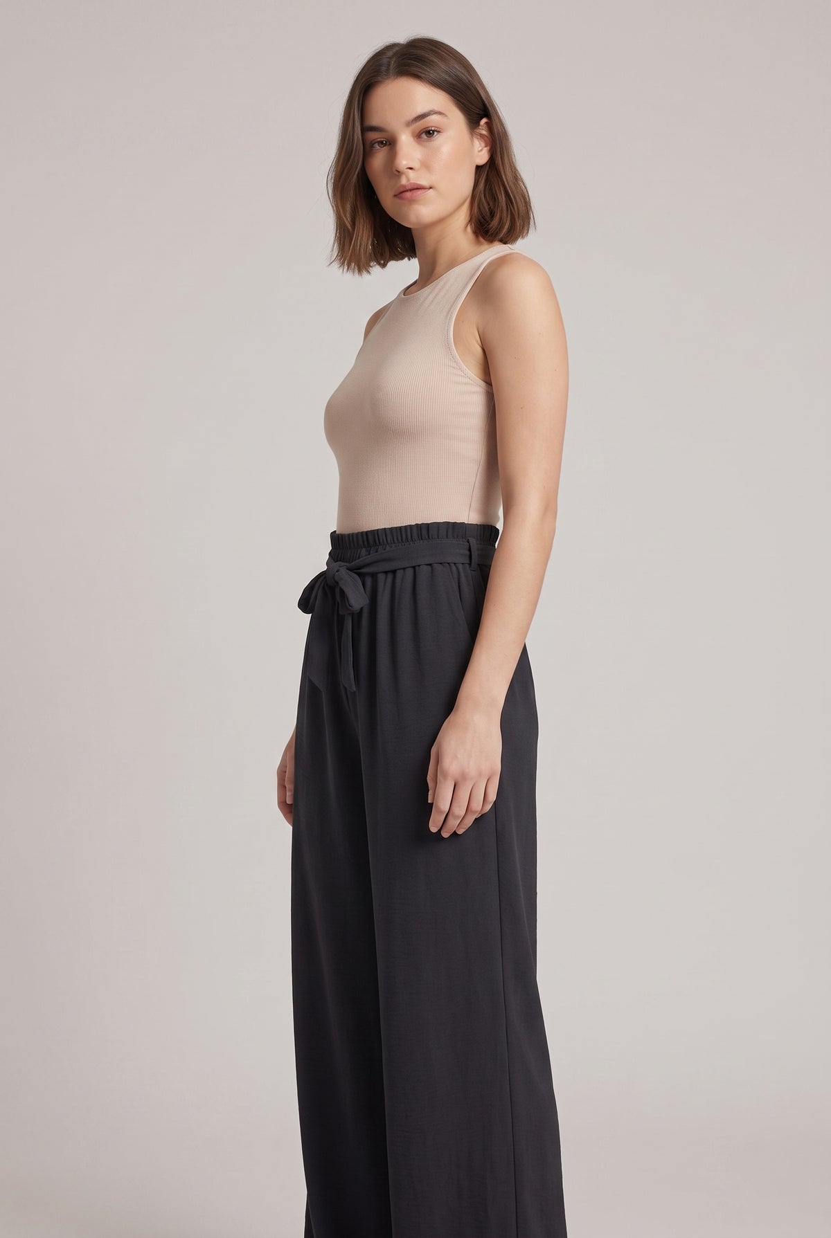 Pantaloni Fluidi · Nero Senza Tempo