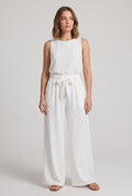 Flowy Trousers · Bright White