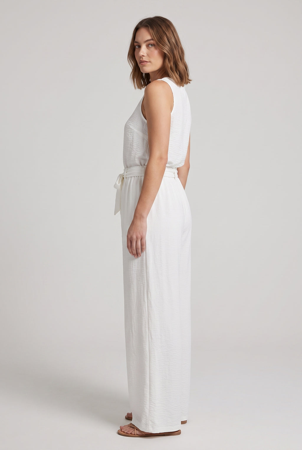 Flowy Trousers · Bright White