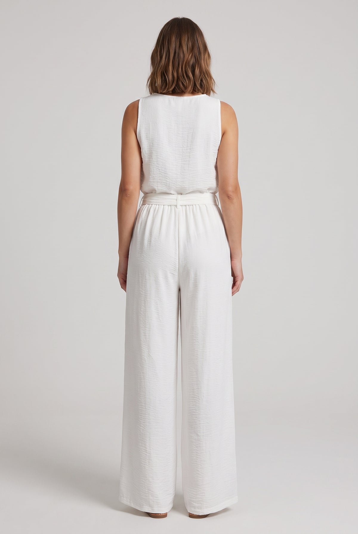 Pantaloni Fluidi · Bianco Luminoso