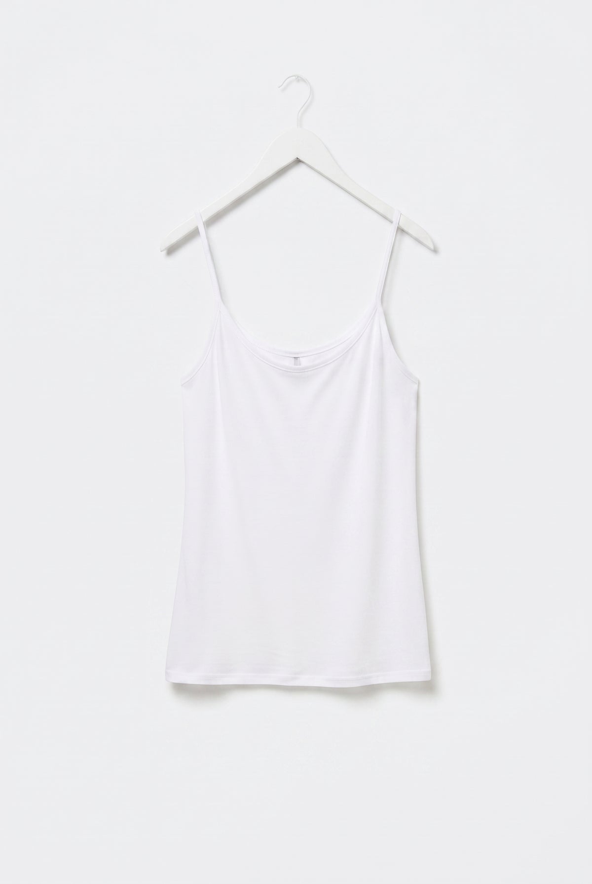 Essential Soft Fabric Tank Top · White