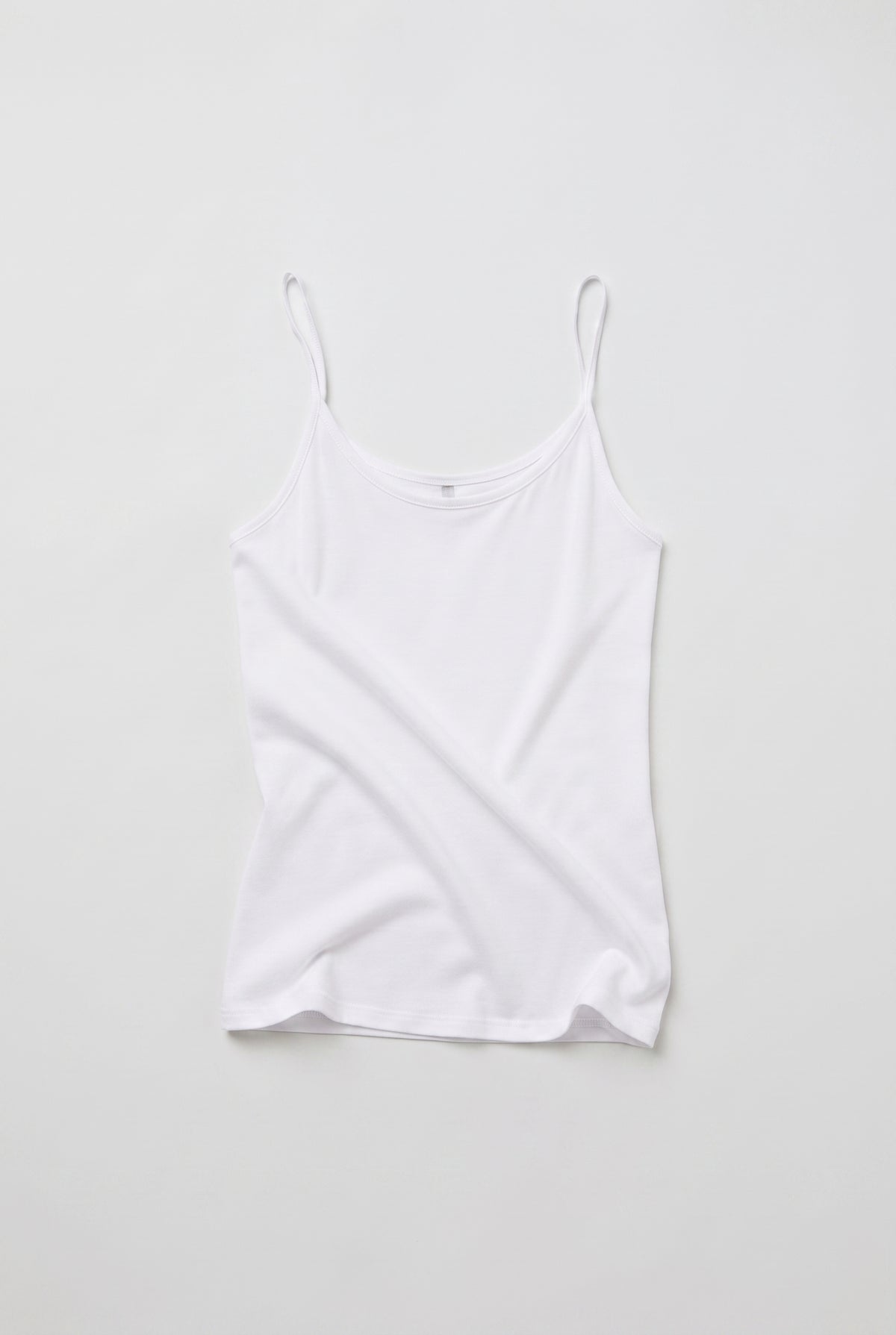 Essential Soft Fabric Tank Top · White