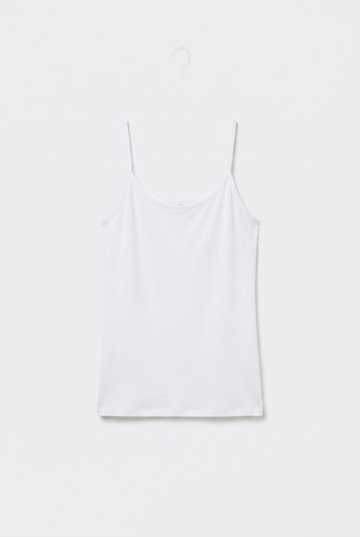 Essential Soft Fabric Tank Top · White