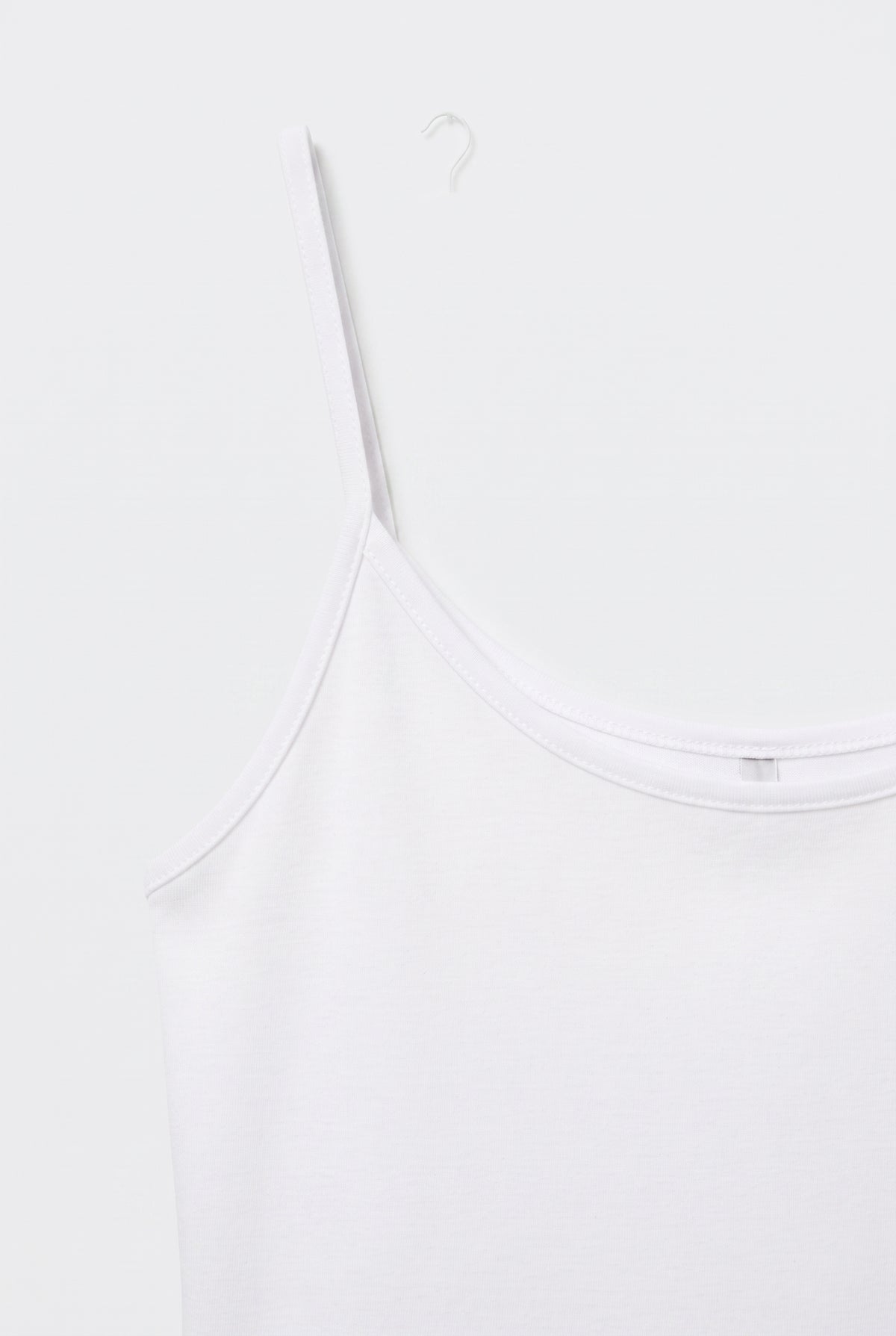 Essential Soft Fabric Tank Top · White