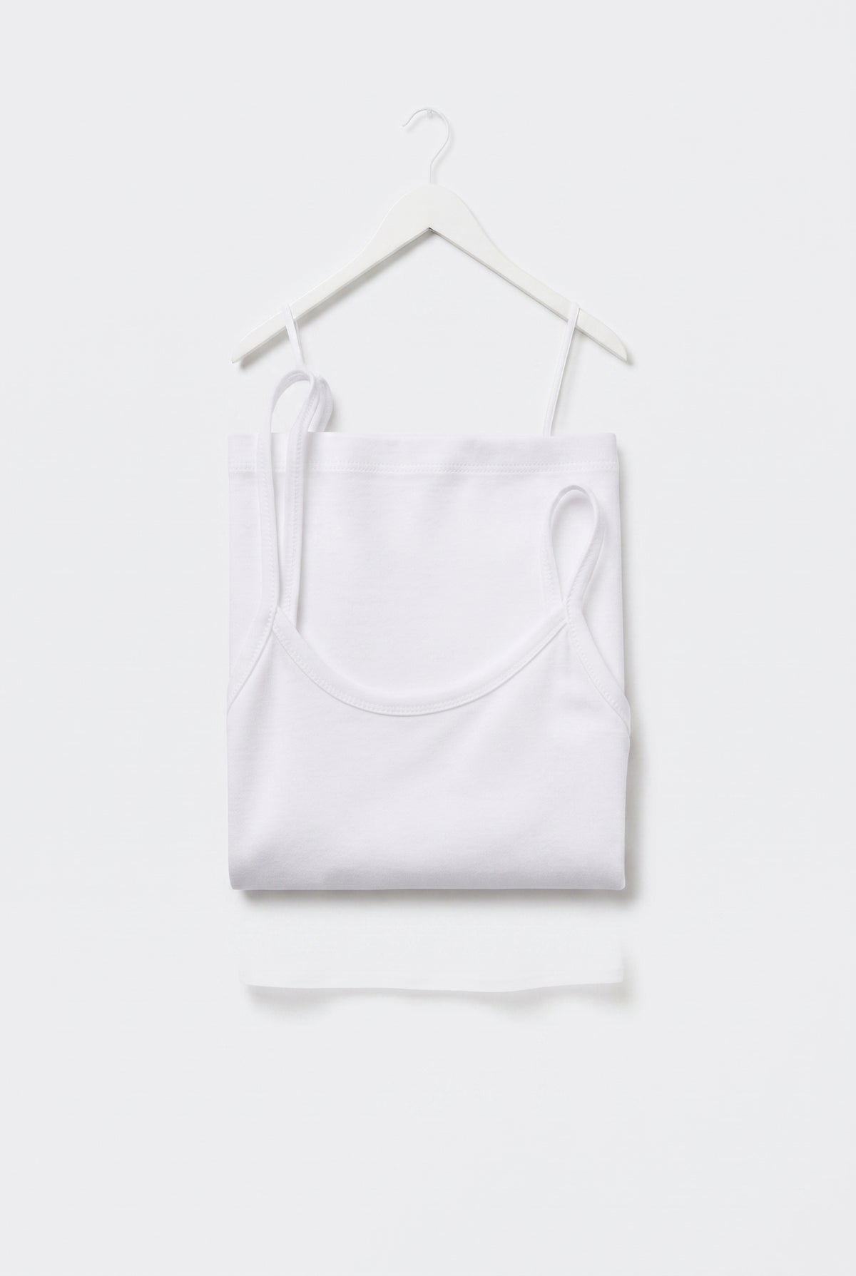 Essential Soft Fabric Tank Top · White